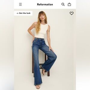 NWT Cary Stretch High Rise Slouchy Wide Leg Jeans size 26